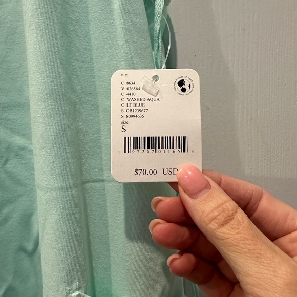 NWT FP Movement by Free People Hot Shot Jumpsuit in Washed Aqua - Picture 3 of 3